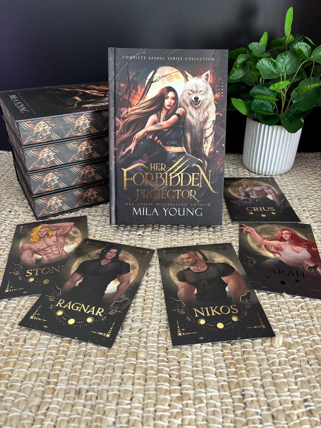 Her Forbidden Protector Omnibus Special Edition Foil Hardback: A luxurious collector's item showcasing the complete series in stunning foil hardcover