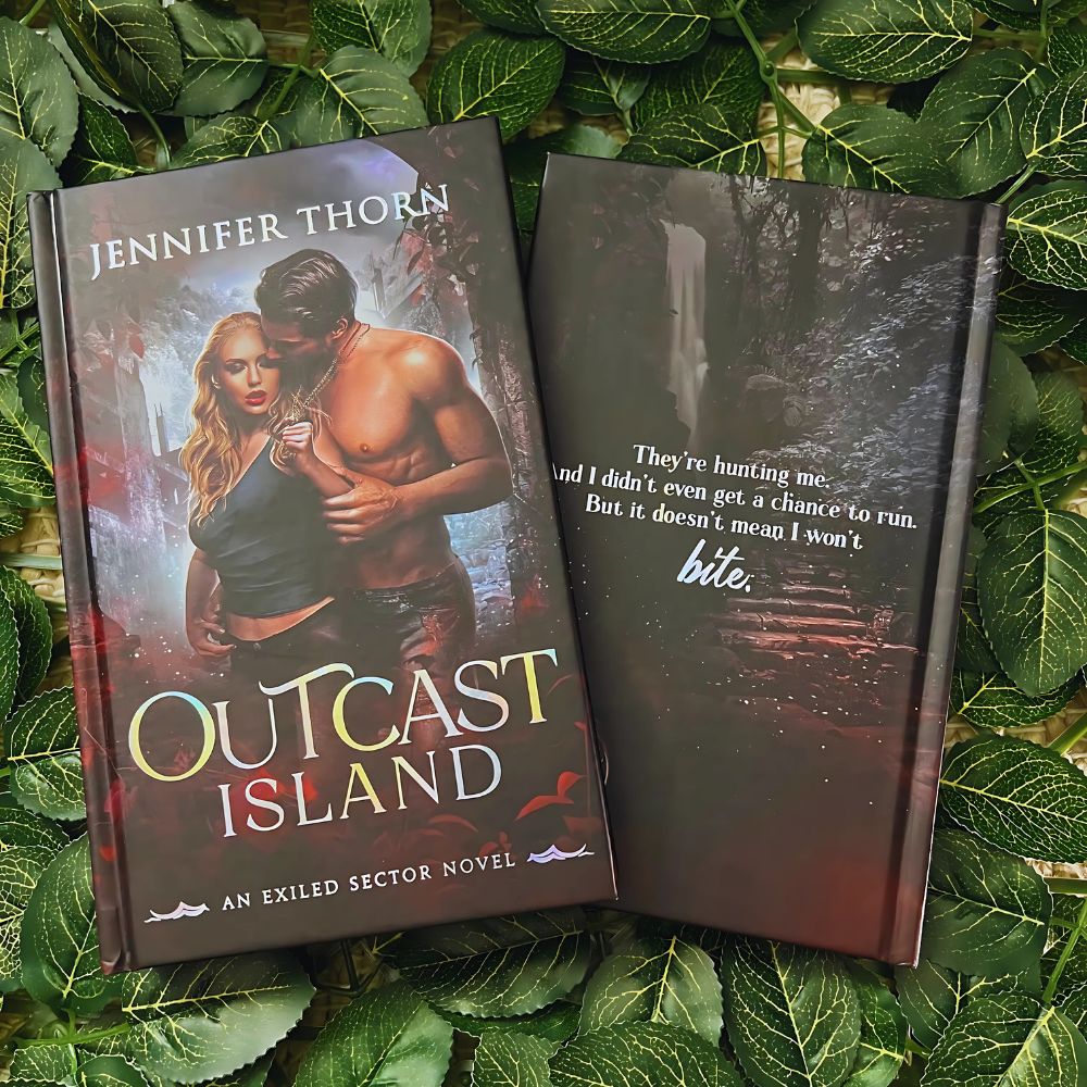 Limited Edition hardback of Outcast Island by Jennifer Thorn, a special edition