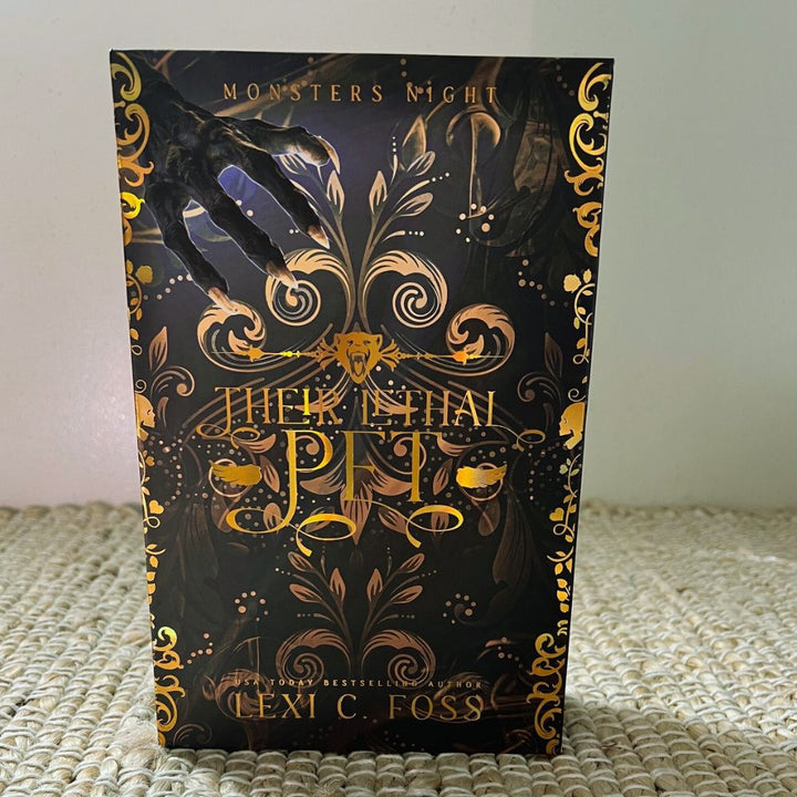 A close-up of the special edition hardback with collector's box