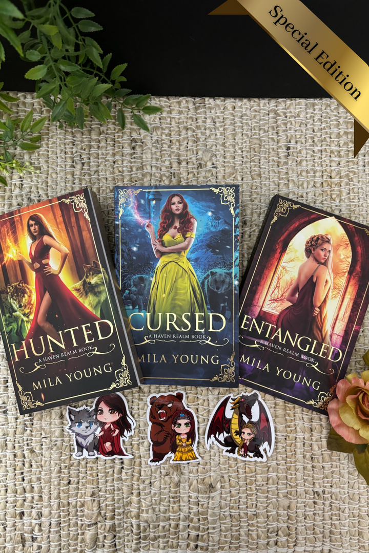 Three book bundle featuring fantasy novels set in the magical Haven Realm