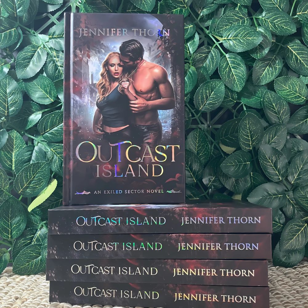 Limited edition hardback book Outcast Island by Jennifer Thorn
