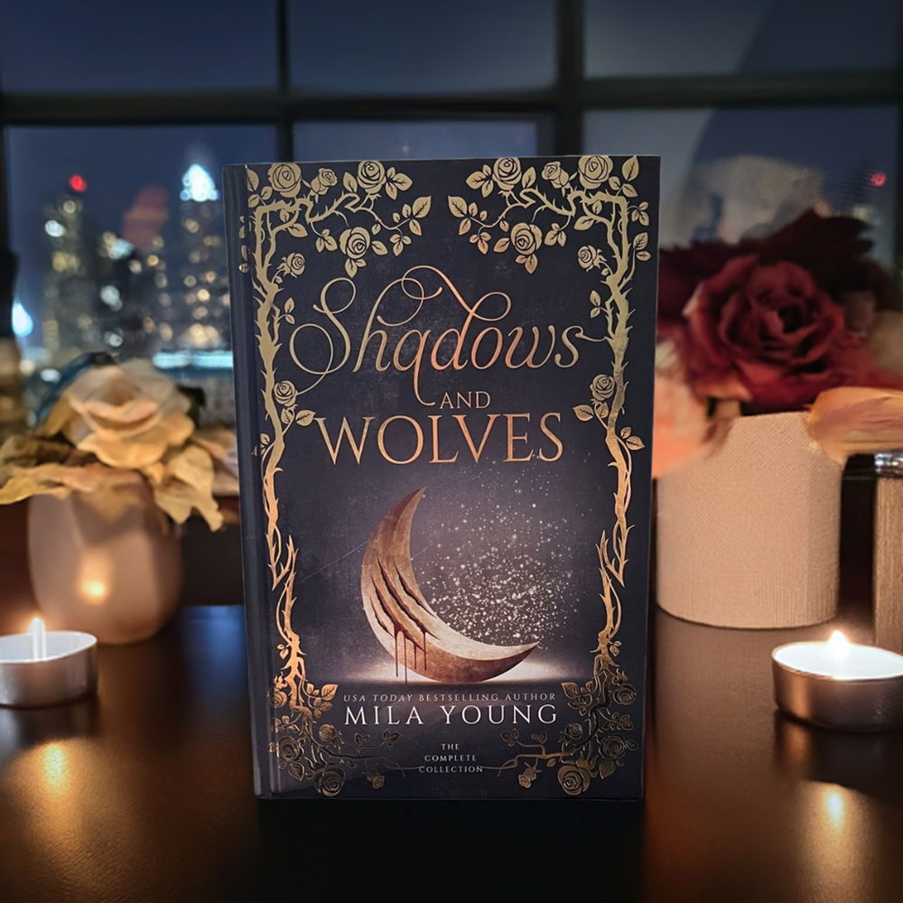 Special edition hardback featuring new edging artwork for Shadows and Wolves
